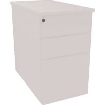 Caisson 3 Tiroirs P.80cm L.432cm H.73cm Blanc/blanc
