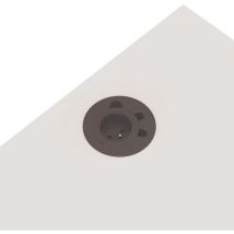 Obturateur Pour Connexion Directe - Ø 80 Mm - Noir