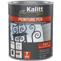 Kalitt - Peinture Fer Brillante 3 en 1 - 500 mL Vert Irlandais - Intérieur/Extérieur