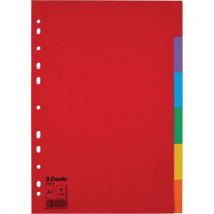 Intercalaire Carton Recyclé A4 6 Touches Multicolore