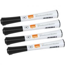 Marqueur Tableau Glide Pointe Fine Pack De 4 Noir
