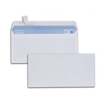 Lot de 500 - Enveloppe Blanche 80g Bande De Protection Dl 110x220