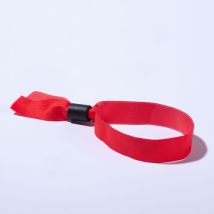 Lot de 100 - Bracelet D'identification Tissus - Rouge