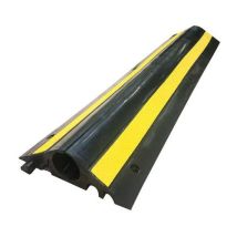 Viso - Protège câble rigide 1 canal Ø 60 mm - 1m - Noir/jaune - Charge 20t - Éco-responsable