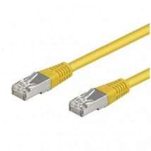Cordon Rj45 Catégorie 6a Lszh - Jaune - 25m