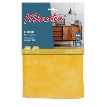 Menatex - Serpillière Microfibre Douce Jaune - 31x32 cm - Absorption Efficace