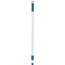 Menatex - Manche télescopique Blanc/bleu Ø 2.5 cm - Accessoire ménager pratique et durable