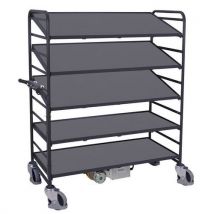 Chariot Électrique B-well Plateaux Bacs Norme Eu 250kg L1240