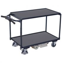 Servante Élec B-well 2 Plateaux Bois 500kg 1000x600mm
