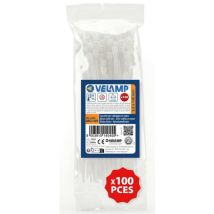Colliers De Serrage En Nylon Blanc 36 X 140 Mm - 100 Pièces