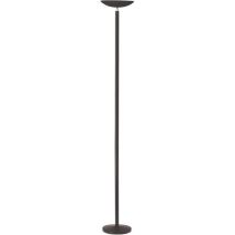 Unilux - Lampadaire LED First Noir - 186 cm - 24W - 3271 lm - Hauteur réglable - Idéal pour l'ameublement