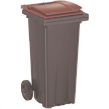 Conteneur 120l Gris/rouge Tampa Vermelha