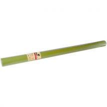 Lot de 6 - Nappe Jetable Papier Damassé - Rouleau 25 M Vert Kiwi