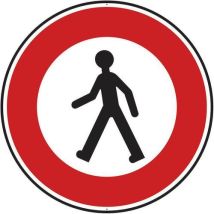 Panneau De Signalisation Accès Interdit Piétons-850mm-cl2