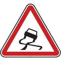 Panneau De Signalisation Chaussée Glissante-500mm-cl2