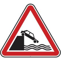Panneau De Signalisation Débouché Sur Un Quai-1000mm-cl2