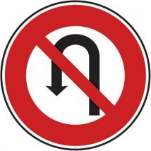 Panneau De Signalisation Demi-tour Interdit-850mm-cl2