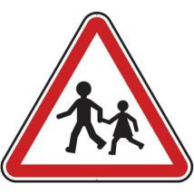 Kelias - Panneau Lieu fréquenté par les enfants - Triangle Aluminium 1000mm Classe 2 - CE