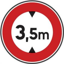 Panneau Limitation De Hauteur 35 M-450mm-cl2