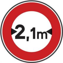 Panneau Limitation De Largeur 21 M-650mm-cl2