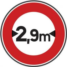 Panneau Limitation De Largeur 29 M-650mm-cl2
