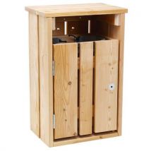 Poubelle D'extérieur 35 L Bois
