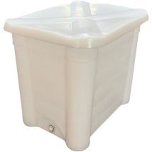 Bac De Stockage Avec Couvercle - 200l - Naturel