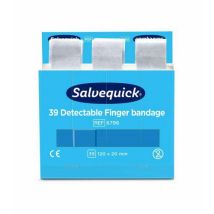 Salvequick - Recharge Pansements Détectables - 39 Pièces - Hygiène et Sécurité