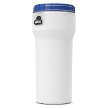 Curtec - Baril emboîtable étanche 115L Blanc - Usage alimentaire HACCP - Polyéthylène haute densité