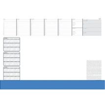 Quo Vadis - Sous-main en papier Classic - 59,5 x 42 cm - Blanc/noir - Éco-responsable