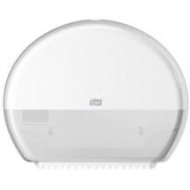 Tork - Distributeur Papier Toilette Mini-Rouleaux Blanc Plastique - T2 - Robuste et Hygiénique