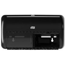 Tork - Distributeur papier toilette mural - Noir - Plastique - 29.3 cm Profondeur - Emballage recyclable