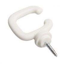 Crochet Muraux Ouvert Blanc