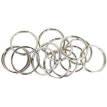 Stafa - Bague à fente en acier - Gris - Lot de 100 - Serrage 30-35 mm