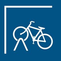 Panneau D'information - Range Vélos 200x200 Mm