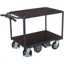 Chariot Élec B-well Plateaux Antidérapants 1000kg 1595x800mm