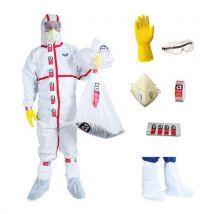 Kit Complet De Protections Jetables Contre L'amiante T. Xxl - Unisexe