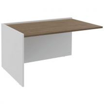 Module Départ Bas Ola Largeur 1225 Cm Blanc Perle/ Noyer