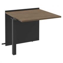 Module Suivant Bas Ola Largeur 80 Cm Anthracite/ Noyer