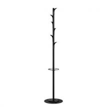 Portemanteau Palms Fût Noir 6 Patères Noir