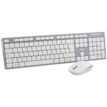 Ensemble Clavier / Souris Sans Fil Classy - Gris/blanc -t'nb