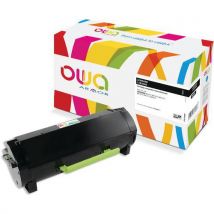 Owa - Toner remanufacturé haute capacité Noir LEXMARK 51B2H00 - 8500 pages - Éco-responsable