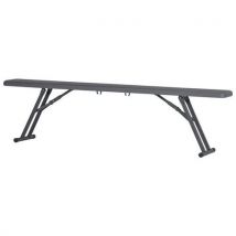 Banc Pliant Oktober 175 - 175 Cm Gris Foncé