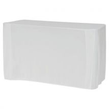 Housse Droite Pour Table L120 - Blanc