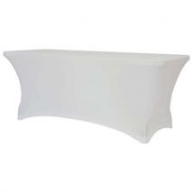Housse Stretch Pour Table Xl180 - Blanc