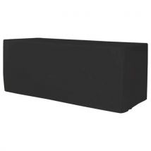 Housse Droite Pour Table Xl180 - Noir