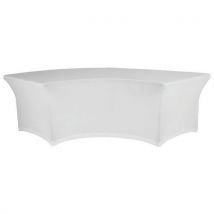 Housse Stretch Pour Table Xl Moon - Blanc