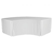 Housse Droite Pour Table Xl Moon - Blanc