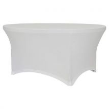 Housse Stretch Pour Table Planet 120 - Blanc