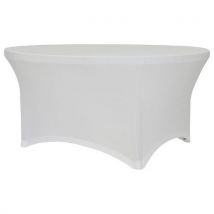 Housse Stretch Pour Table Planet 160 - Blanc